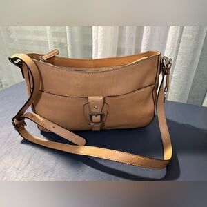 Vintage AIGNER Shoulder Bag Camel Color Brown Tan  Y2K Etienne Aigner